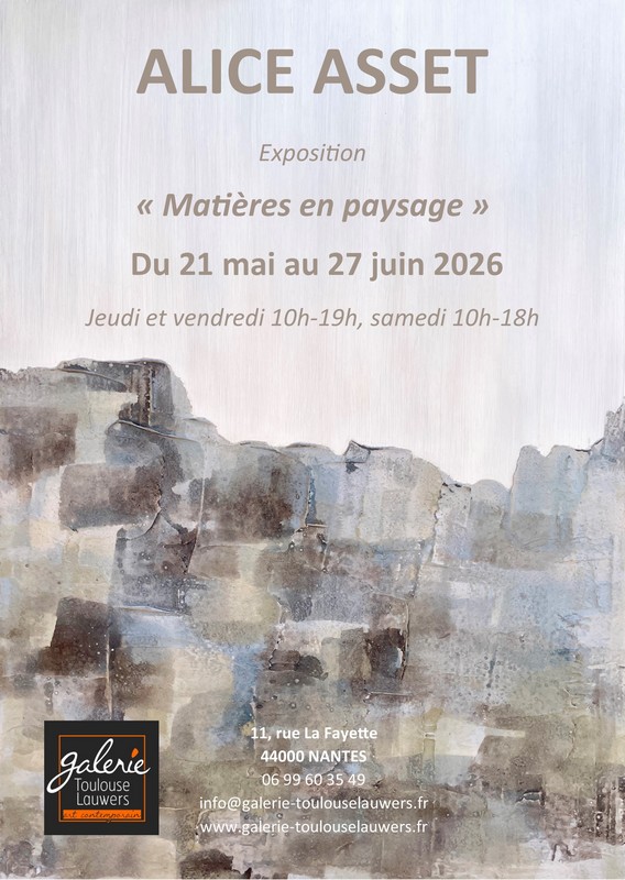 affiche alice asset 2026 galerie toulouse lauwers reduit