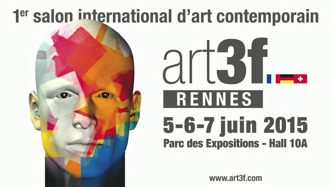 affiche art3f rennes art fair 2015 galerie toulouse lauwers