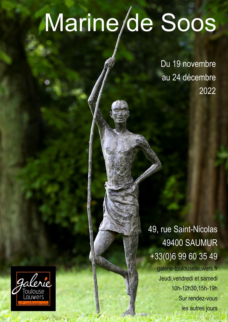 affiche exposition marine de soos 2022 galerie toulouse lauwers